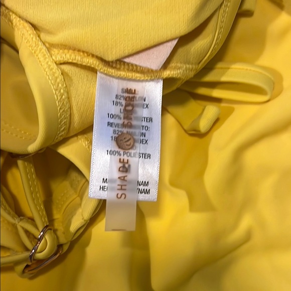 Shade & Shore Yellow Ruffled Bikini Set - Picture 3 of 6